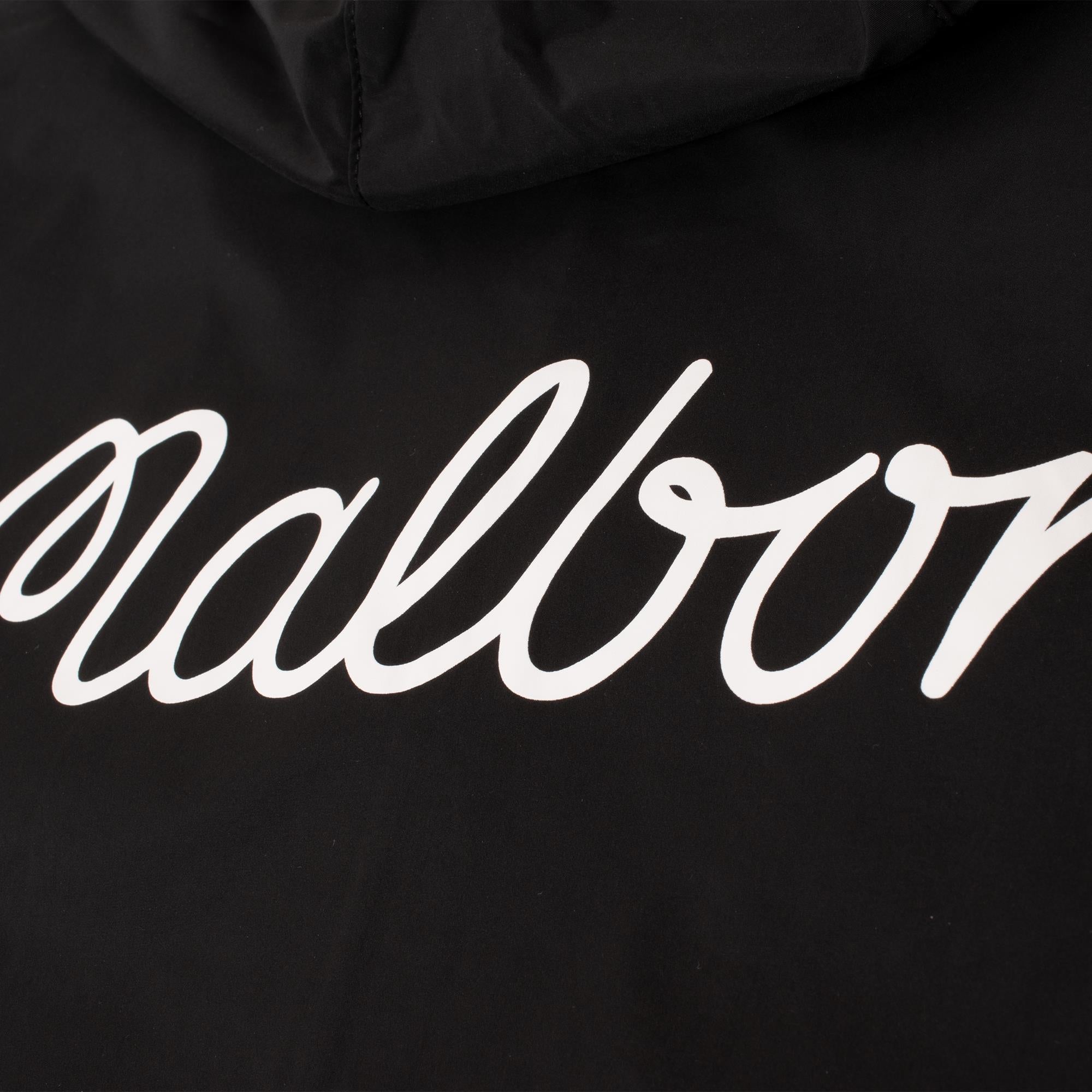 Malbon Golf Cooper Bucket Nylon Anorak Golf Jacket Black